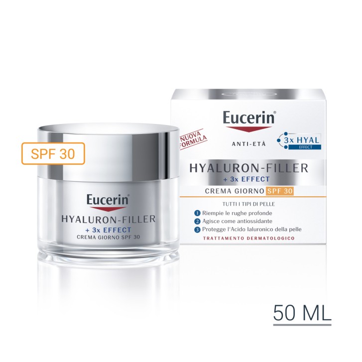 Eucerin Hyaluron Filler Crema Viso Giorno SPF 30 50ml - Eucerin