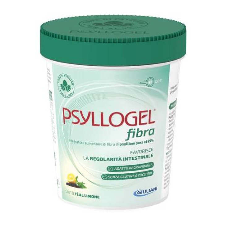 Psyllogel Fibra Integratore Tè Limone Vaso 170g - Psyllogel