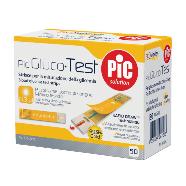 Strisce GlucoTest 50 Pezzi - PIC