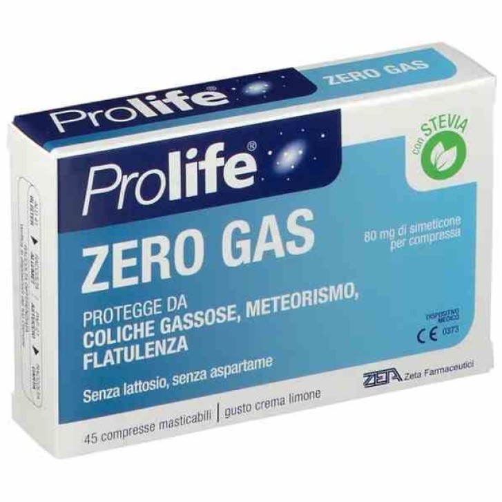 Zerogas Prolife 45 Compresse Masticabili - Prolife Zerogas Prolife 45 Compresse Masticabili - Prolife
