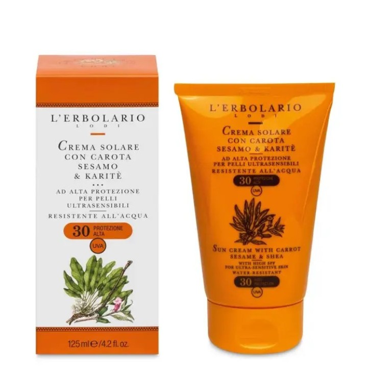 Crema Solare Pelli Ultrasensibili SPF30 125ml - L\'Erbolario