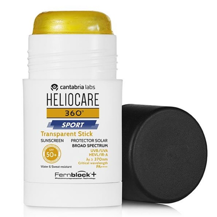 Heliocare 360 Sport Stick Solare Trasparente SPF 50+ 25g - Heliocare