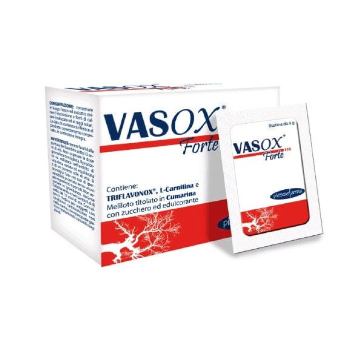 Vasox Forte Integratore per Circolazione e Microcircolo 20 Bustine - Piessefarma