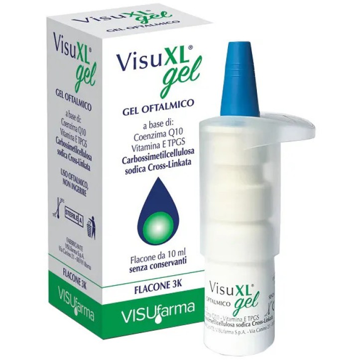 Visuxl Dispositivo Medico Gel Oftalmico Lubrificante e Antiossidante 10ml - Visufarma