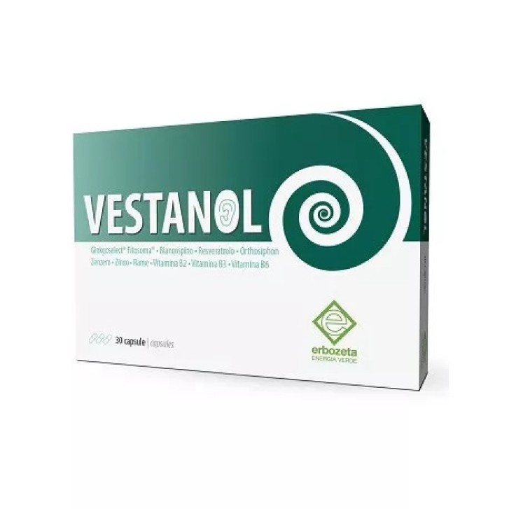 Vestanol 30 Capsule Integratore per Microcircolo - Erbozeta Vestanol 30 Capsule Integratore per Microcircolo - Erbozeta