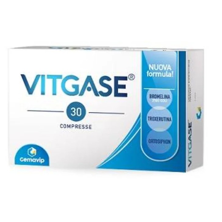 Vitgase Integratore Alimentare per Microcircolo 30 Compresse - Gemavip