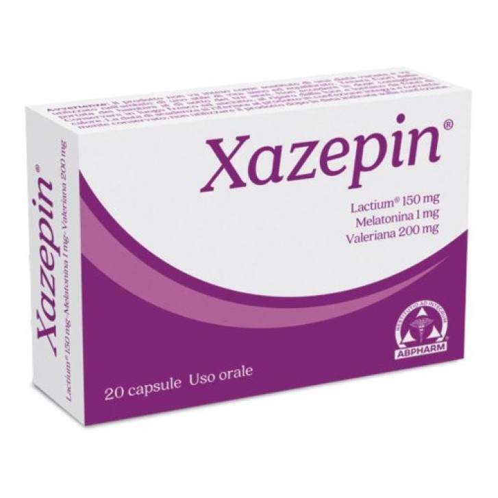 Xazepin Integratore per Stress e Sonno 20 Capsule - A.B.PHARM