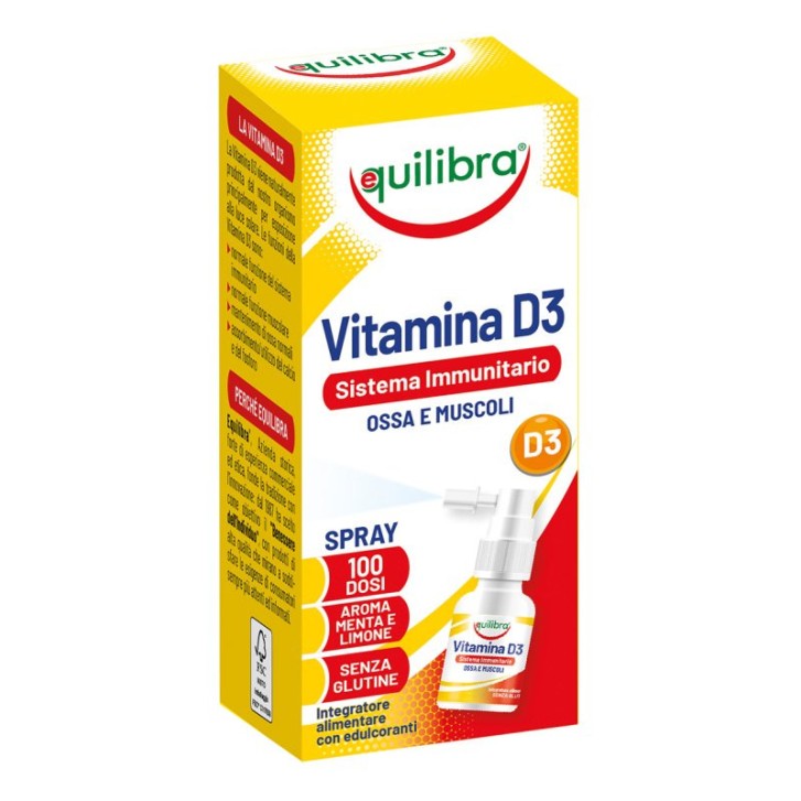 Vitamina D3 Spray Sistema Immunitario 13ml - Equilibra
