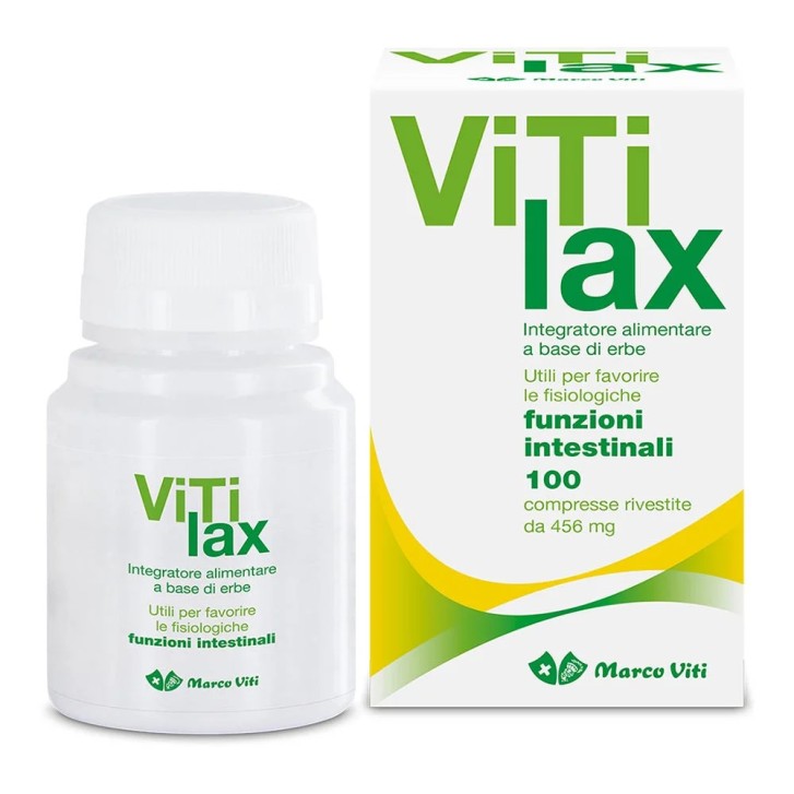 Vitilax Integratore Alimentare per Funzioni Intestinali 100 Compresse - VITILAX