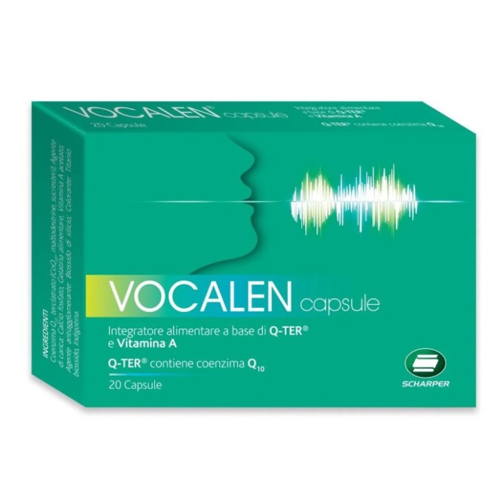 Vocalen Integratore Alimentare per la Gola 20 Capsule - Scharper