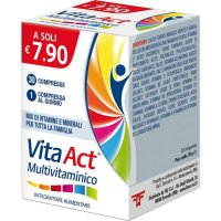 Vita Act Multivitaminico Integratore, 30 Compresse - F&F
