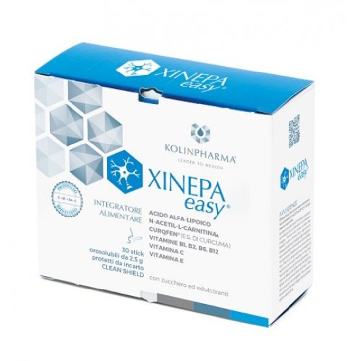 Xinepa Easy Integratore per Sistema Nervoso 30 Stick Orosolubili - Kolinpharma