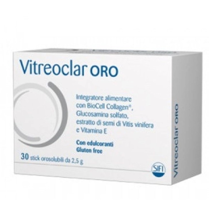 Vitreoclar Oro Integratore Alimentare Orosolubile per la Vista - 30 Bustine - VITREOCLAR