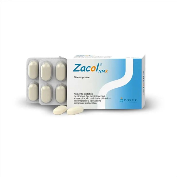 Zacol NMX Compresse Integratore Alimentare Colon 30 pz - Cosmo Pharmaceuticals Zacol NMX Compresse Integratore Alimentare Colon 30 pz - Cosmo Pharmaceuticals