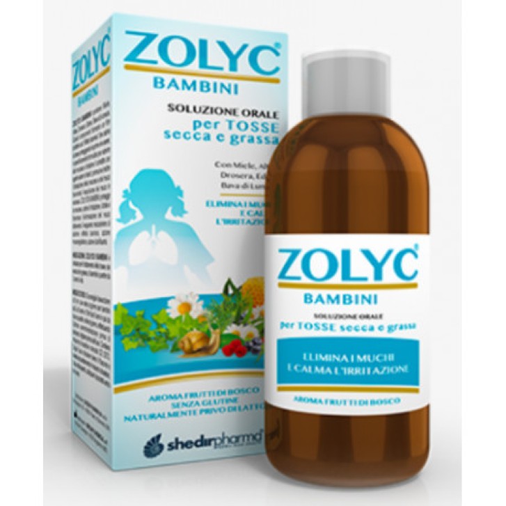 Zolyc Bambini Sciroppo per Tosse per Bambini con Miele 150ml - ZOLYC