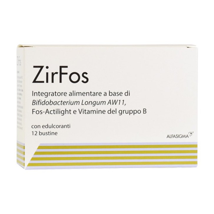 Zirfos Integratore Riequilibrio Flora Batterica 12 Bustine - Zirfos