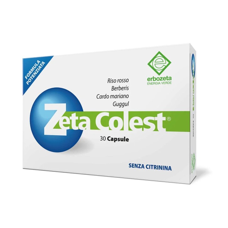 Zeta Colest Integratore per Colesterolo 30 Capsule - Erbozeta