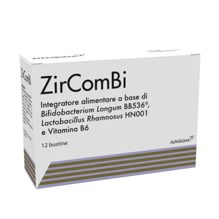 Zircombi Integratore per Equilibrio Flora Intestinale - 12 Bustine - ZIRCOMBI
