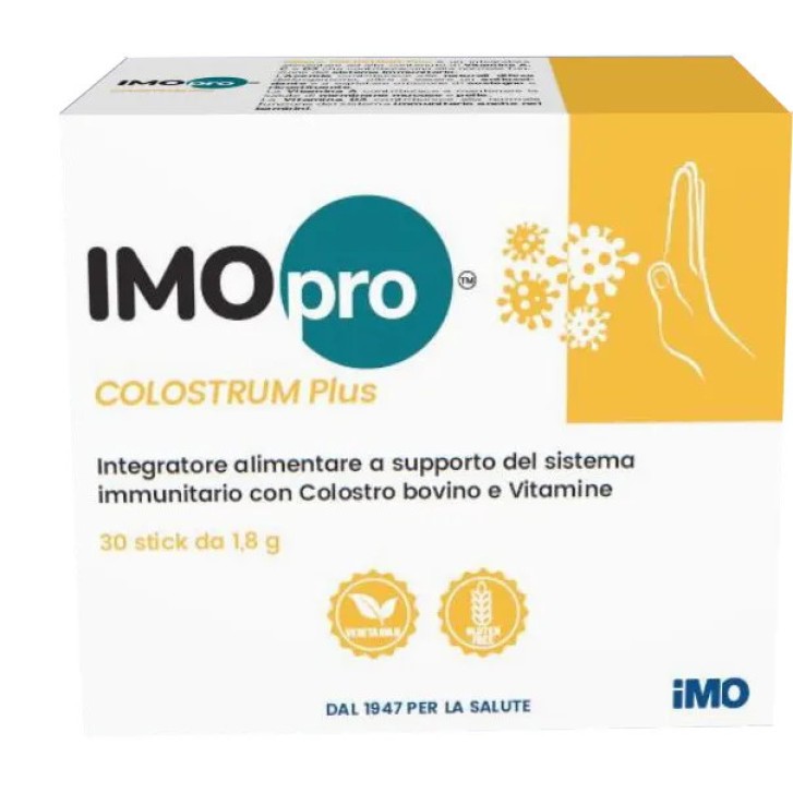 Colostrum Plus Integratore per Sistema Immunitario 30 Stick - IMO Colostrum Plus Integratore per Sistema Immunitario 30 Stick - IMO