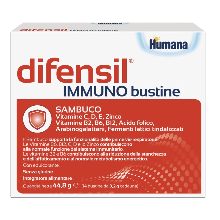 Difensil Immuno Integratore Alimentare per Sistema Immunitario 14 Bustine - Difensil