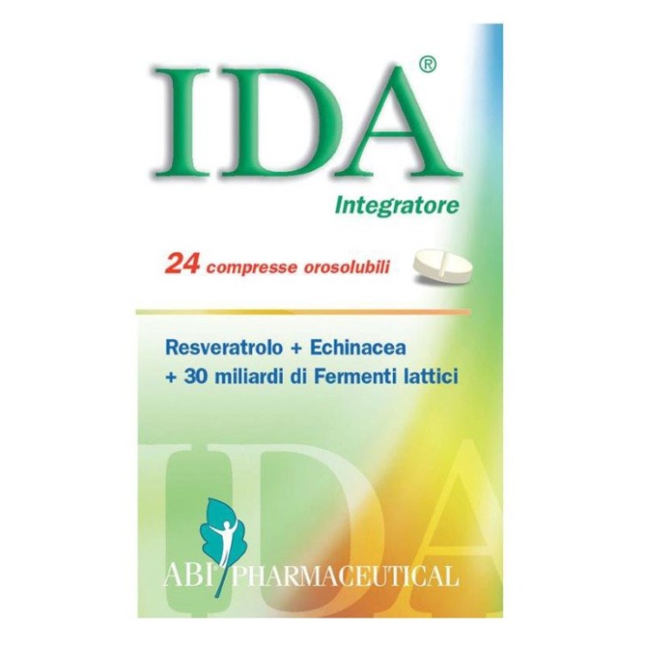 Ida Integratore Fermenti Lattici 24 Compresse Orosolubili - ABI Pharmaceutical