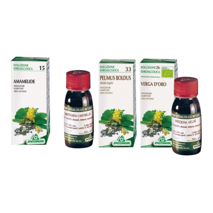 Cardiaca Tintura Madre 50ml Rimedio Rilassamento Benessere Cardiovascolare - Specchiasol