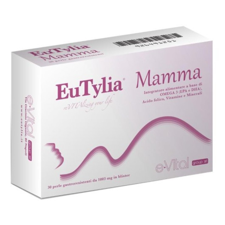 Eutylia Mamma Integratore Alimentare Omega 3 Acido Folico 30 Capsule - E.VITALGROUP