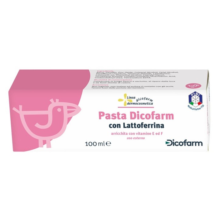 Pasta con Lattoferrina Dicofarm per Pelli Delicate 100ml - Dicofarm