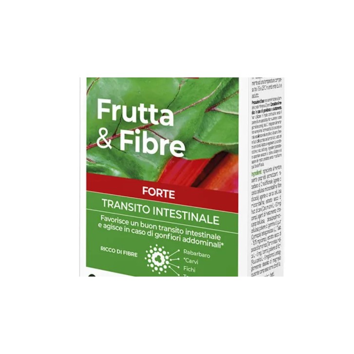 Frutta&Fibre Forte Integratore Alimentare per Transito Intestinale 24 Compresse - Frutta&Fibre Frutta&Fibre Forte Integratore Alimentare per Transito Intestinale 24 Compresse - Frutta&Fibre