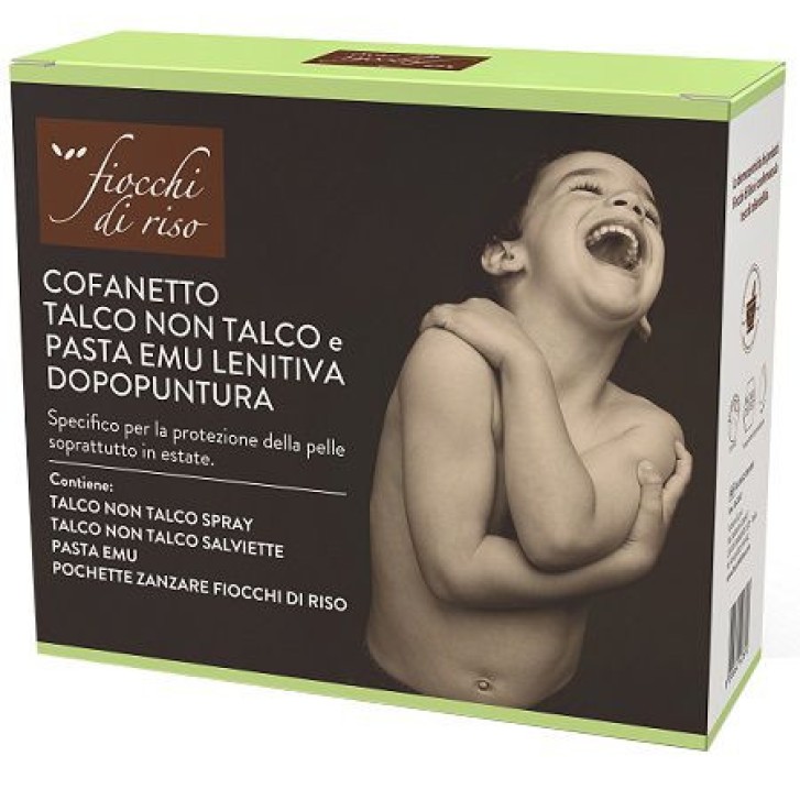 Fiocchi di Riso Cofanetto Talco e Pasta Emu - Artsana