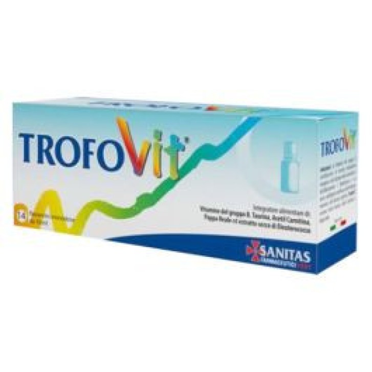 Trofovit Integratore Alimentare Multivitaminico in Flaconcini Monodose - Sanitas Farmaceutici