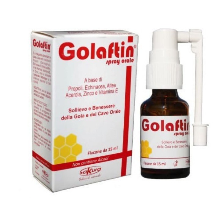 Golaftin Spray Orale 15ml - GOLAFTIN Golaftin Spray Orale 15ml - GOLAFTIN
