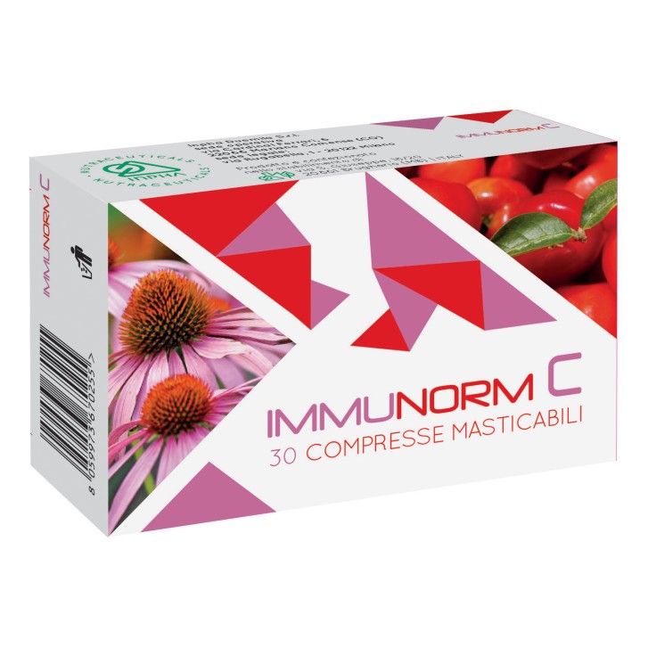 Immunorm C 30 Compresse Masticabili Integratore Alimentare per Difese Immunitarie - Inpha Duemila