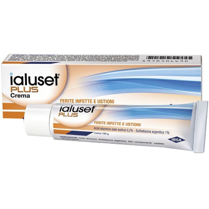 Ialuset Plus Crema Rigenerante con Acido Ialuronico 100 g - IBSA