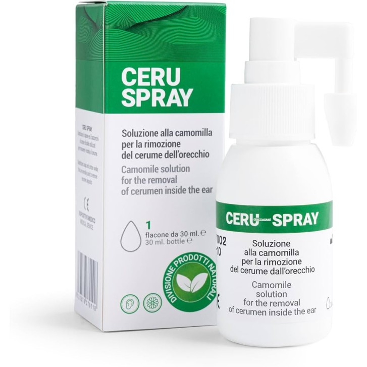 Ceru Spray Detergente Orecchie Camomilla 30ml - Ghimas