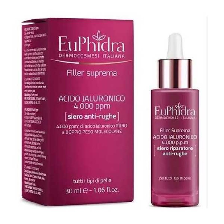 Filler Suprema Acido Ialuronico 4000ppm 30ml - Euphidra