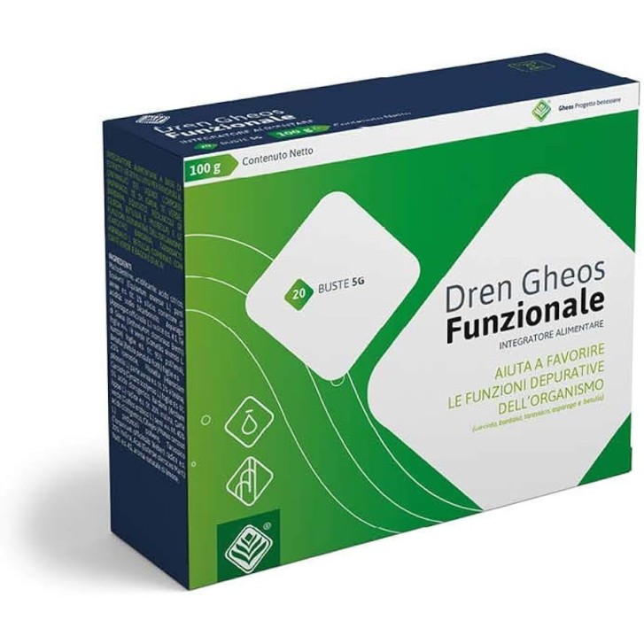 Dren Funzionale Integratore Drenante 20 Bustine - Gheos