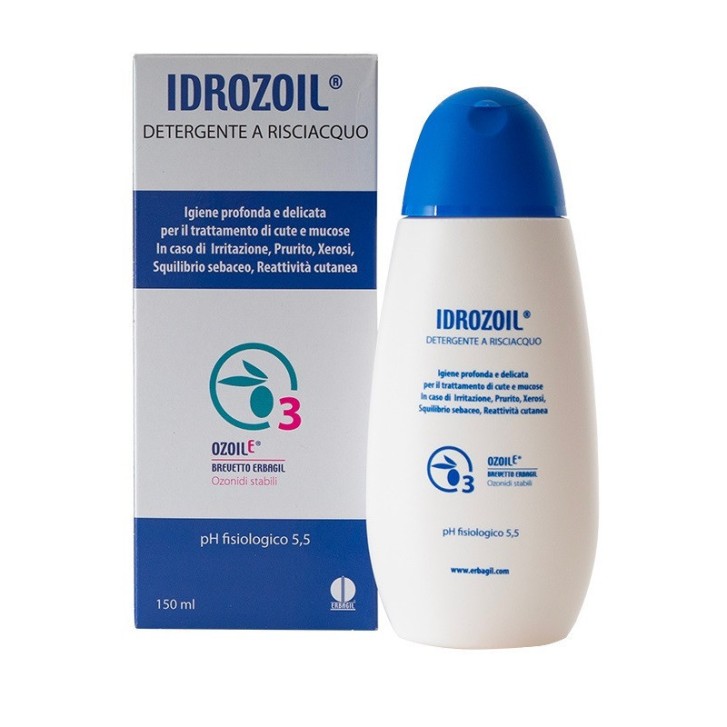 Idrozoil Detergente a Risciacquo per Cute Sensibile 150 ml - Erbagil