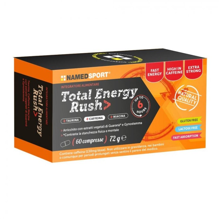 Total Energy Rush Integratore Energetico 60 Compresse - Named