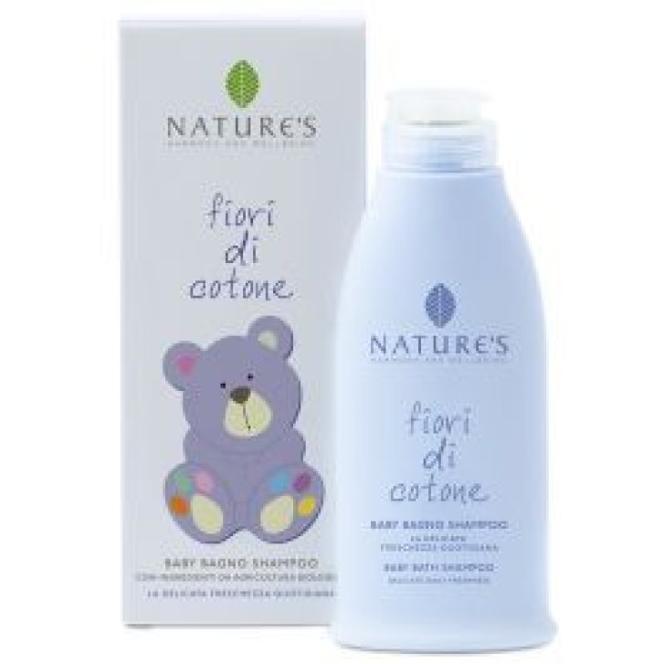 Baby Bagno Shampoo Delicato Fiori di Cotone 150ml - Nature\'s