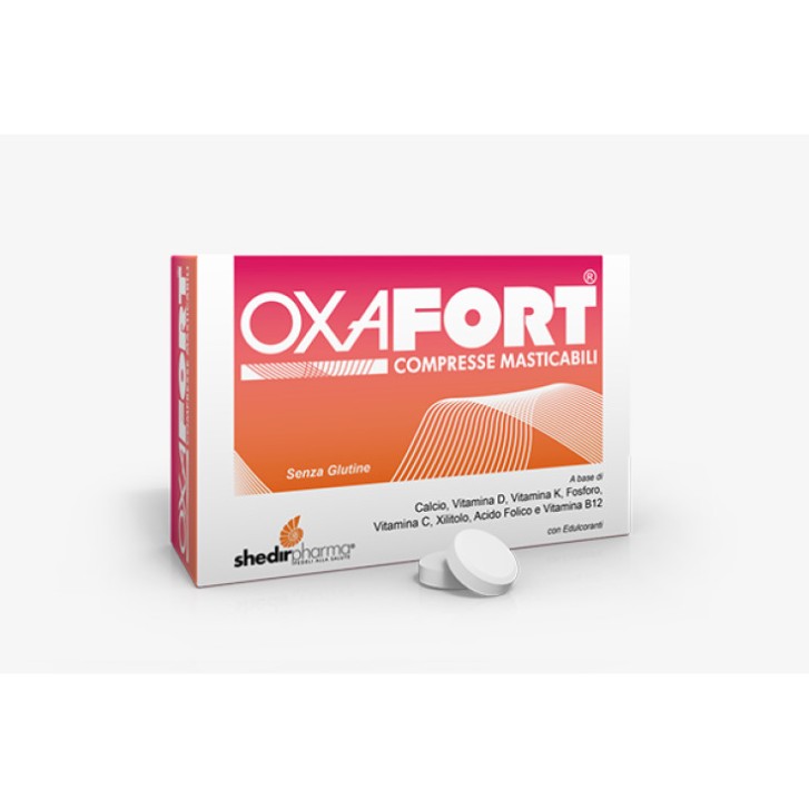 Oxafort Integratore Masticabile Gusto Amarena 48 Compresse - Shedir Pharma Oxafort Integratore Masticabile Gusto Amarena 48 Compresse - Shedir Pharma