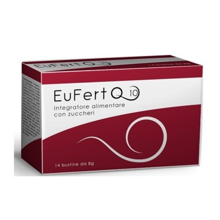 EuFert Q10 Integratore Fertilità Maschile con Coenzima Q10, Selenio e Zinco 14 Bustine - E.VITALGROUP