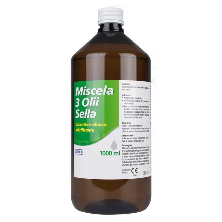 Miscela 3 Olii Lassativo 1000ml - Sella Miscela 3 Olii Lassativo 1000ml - Sella