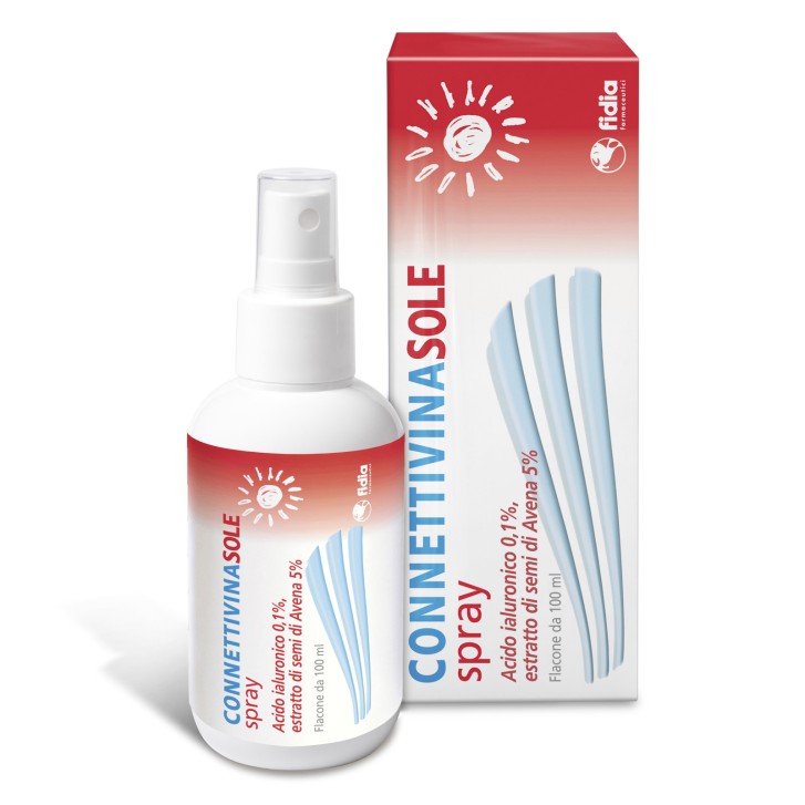 ConnettivinaSole Spray per Scottature, Eritemi e Arrossamenti 100ml - Connettivina ConnettivinaSole Spray per Scottature, Eritemi e Arrossamenti 100ml - Connettivina