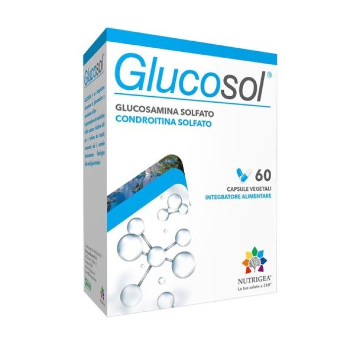 Glucosol Nutrigea Integratore Alimentare per Articolazioni 60 Capsule Vegetali - Nutrigea