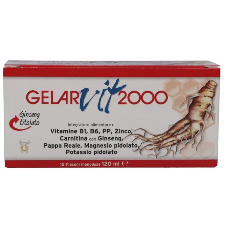 Gelarvit 2000 Integratore Tonico Energetico 28 Flaconcini da 10ml - Gelar
