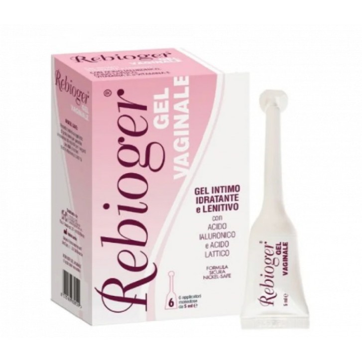 Rebioger Gel Vaginale Monodose 6 Applicatori da 5 ml - GD Srl