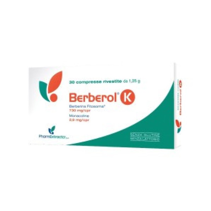 Berberol K Integratore per Benessere Cardiovascolare 30 Compresse - PharmExtracta Berberol K Integratore per Benessere Cardiovascolare 30 Compresse - PharmExtracta