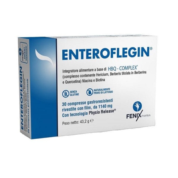 Enteroflegin 30 Compresse Integratore Alimentare per Equilibrio Intestinale - Fenix Pharma Enteroflegin 30 Compresse Integratore Alimentare per Equilibrio Intestinale - Fenix Pharma