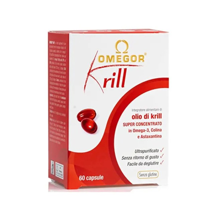 Omegor Krill Integratore con Omega-3 60 Capsule Molli - Omegor